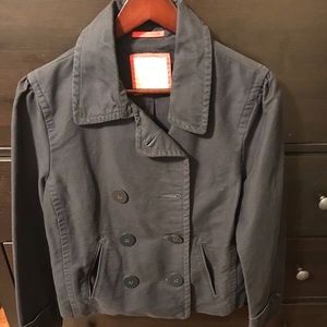 Navy Blue double buttoned  jacket